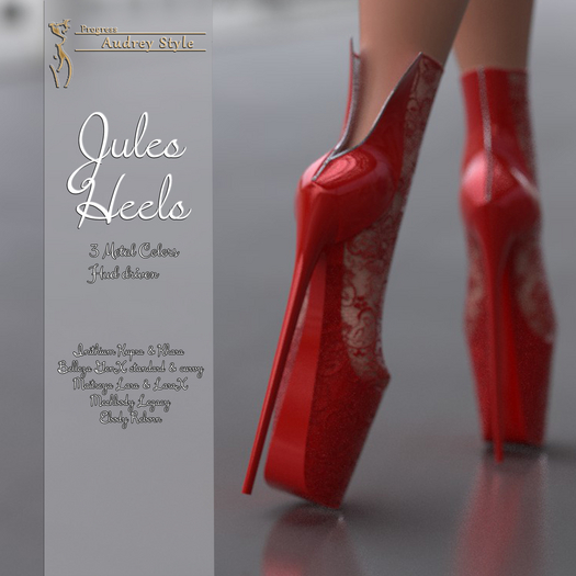 .:: AS ::. Jules Heels -  Red