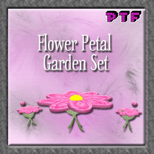 Flower Petal Garden Set