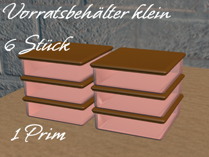 Vorratsbehaelter klein, 6 Stk