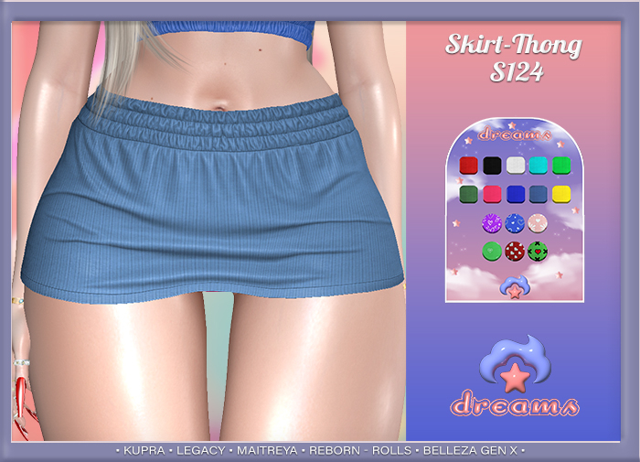- DS - Skirt and Thong 1-24 - FATPACK - [ ADD ]
