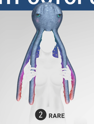 SEmotion Libellune Plushy Octopus Holdable RARE 02