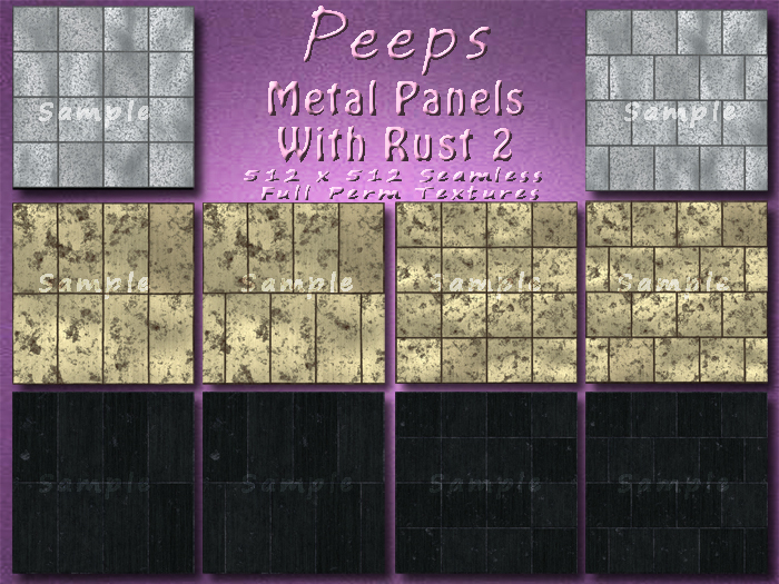 Peeps Textures Metal Panels With Rust 2