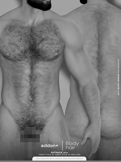 DEMO addon+ Body Hair FATPACK