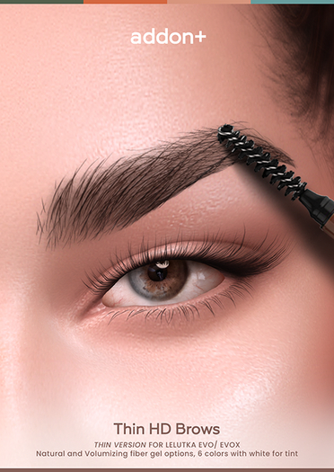 addon+ Tiffany HD Brows Thin LeL
