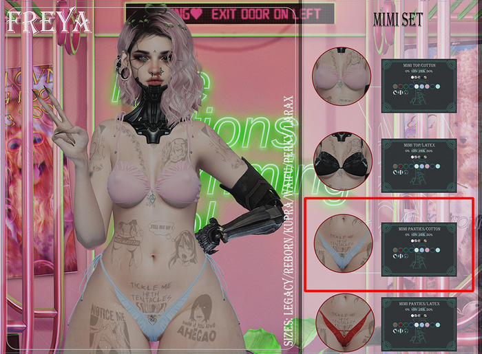 FREYA// Mimi panties/COTTON