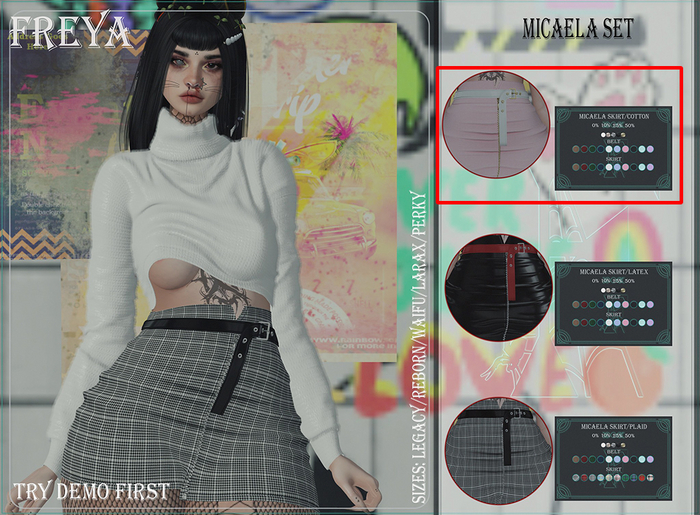 FREYA// Micaela skirt/COTTON