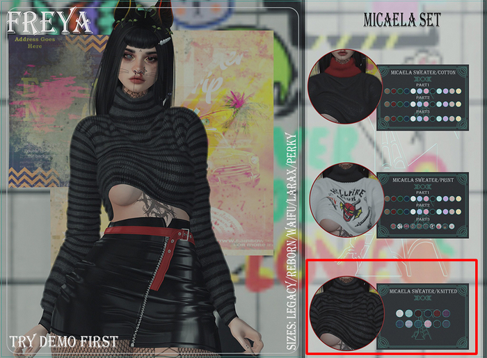 FREYA// Micaela sweater/KNITTED