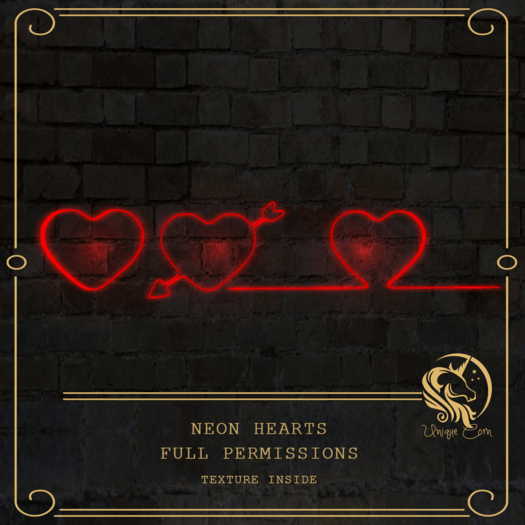 Full Perm Neon Hearts 