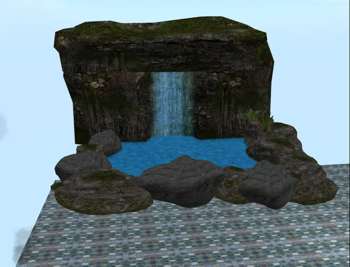waterfall  n pond
