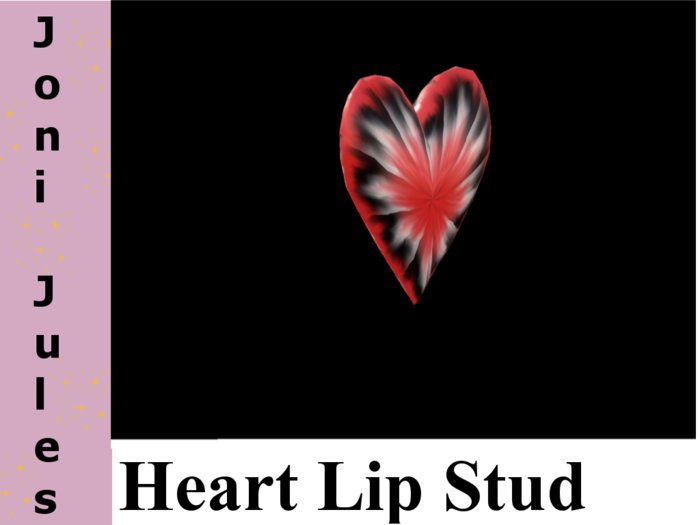Lip Heart Stud