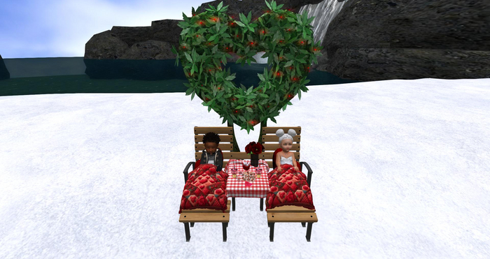 VALENTINES BABY BENCH