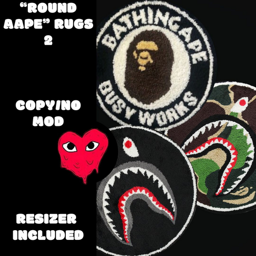 round aape rugs fatpack