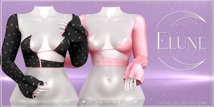 Elune. Naomi Top - Blue