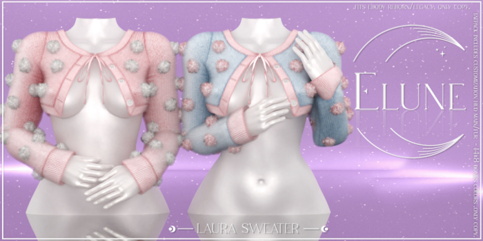 Elune. Laura Sweater - Purple