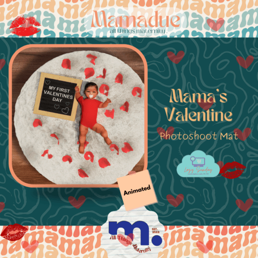 MAMADUE - My Baby's First Valentine Photo 