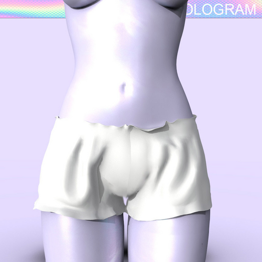 White Comfy Shorts