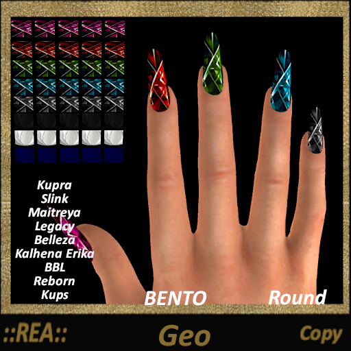 ::REA:: Geo Bento Nails