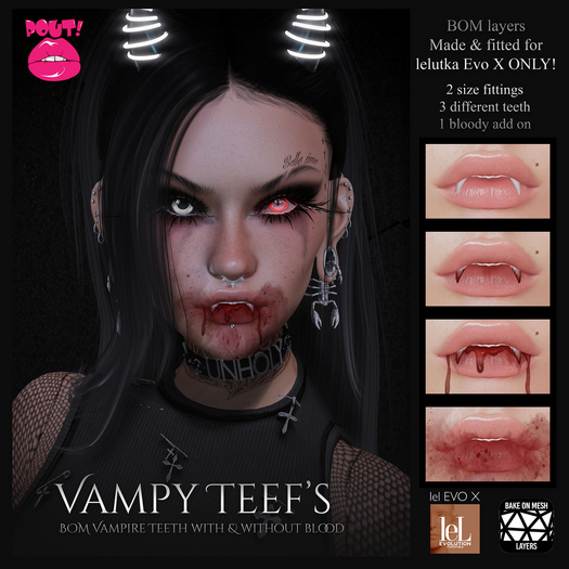 [POUT!] Vampy Teef's - Evo X