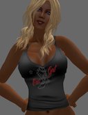 Novel-Tee Cowgirl Glitter