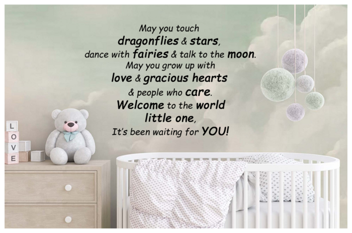 [Tots 'N' Toddlers] ~ Wall Decal "May you touch"