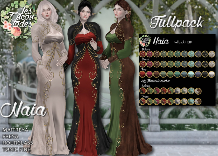 *LE* Naia FULLPACK - Elven gown