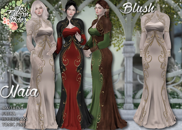 *LE* Naia Blush - Elven gown
