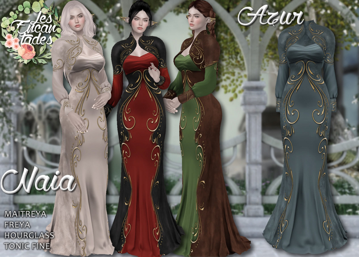 *LE* Naia Azur - Elven gown
