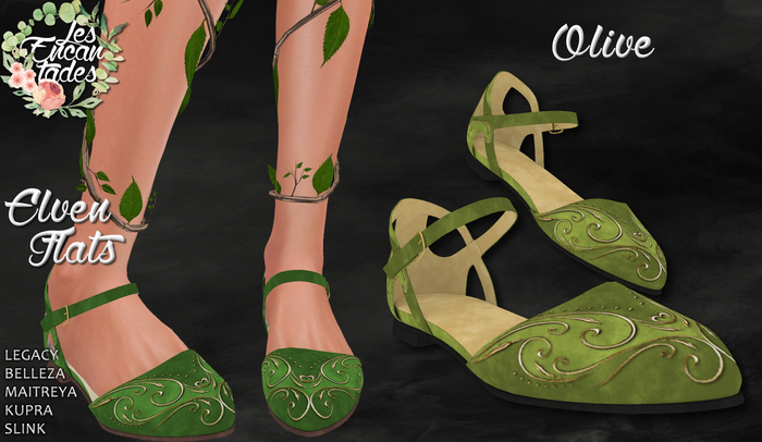 *LE* Elven Flats Olive