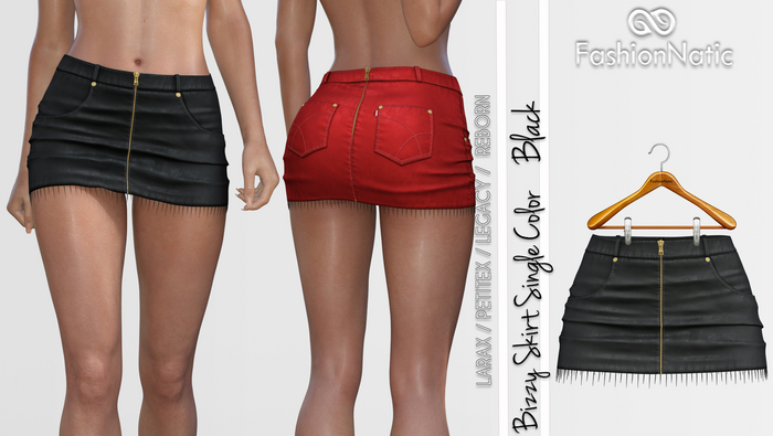 Skirt Bizzy Black - FashionNatic