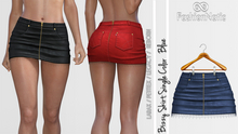 Skirt Bizzy Blue - FashionNatic