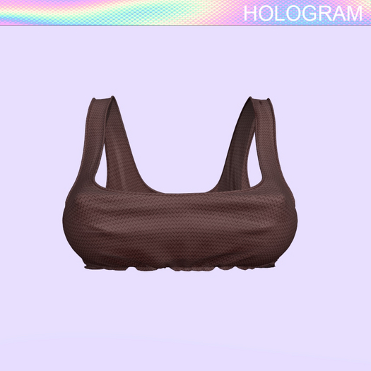 Brown Rouched Tank