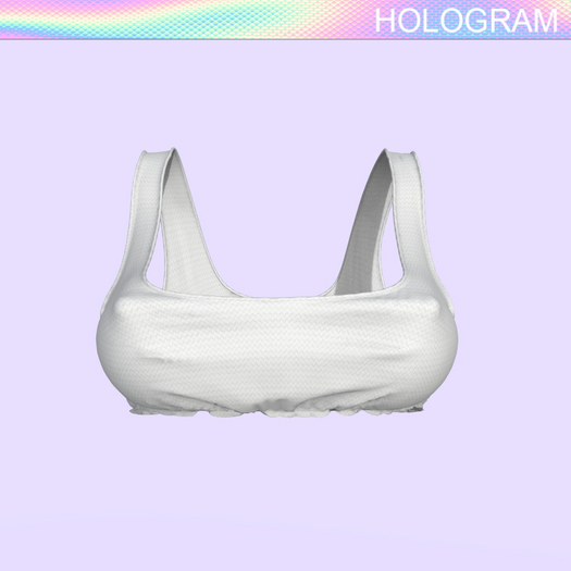 White Rouched Tank
