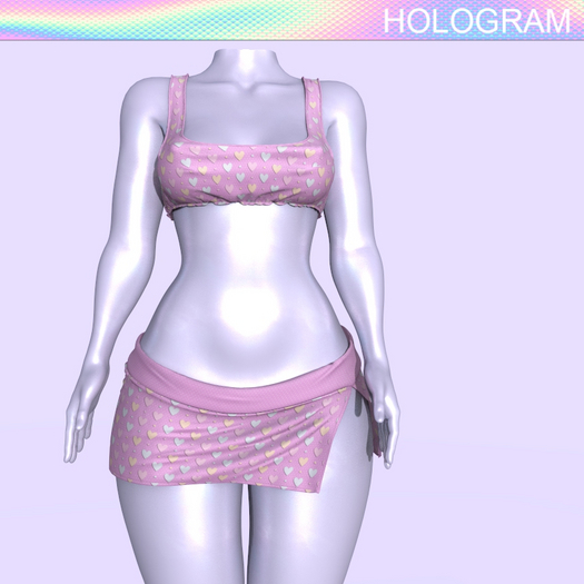Pink Love Rouched Outfit