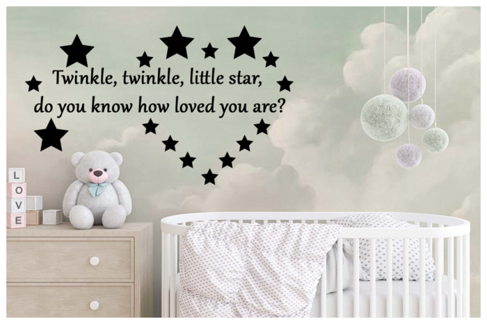 [Tots 'N' Toddlers] ~ Wall Decal "Twinkle, twinkle"