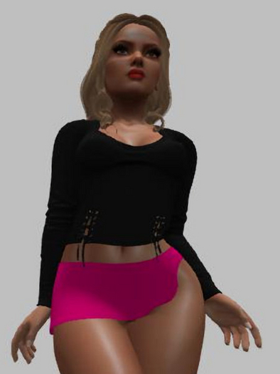 skirt 20 - dark pink