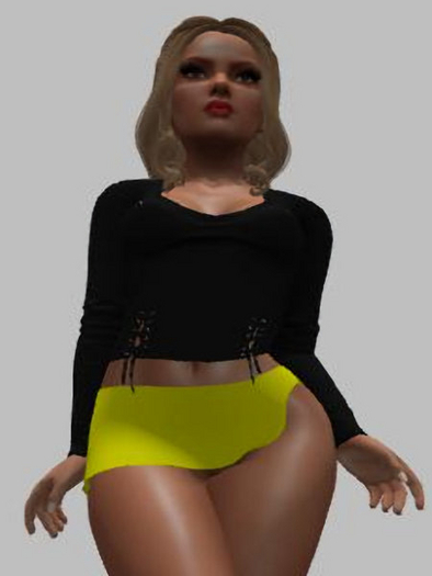 skirt 20 - yellow