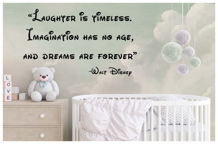 [Tots 'N' Toddlers] ~ Wall Decal "Laughter is timeless"