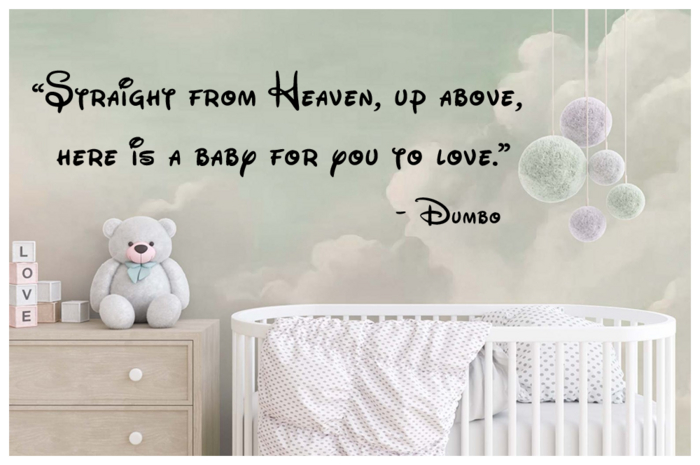 [Tots 'N' Toddlers] ~ Wall Decal "Straight from heaven"