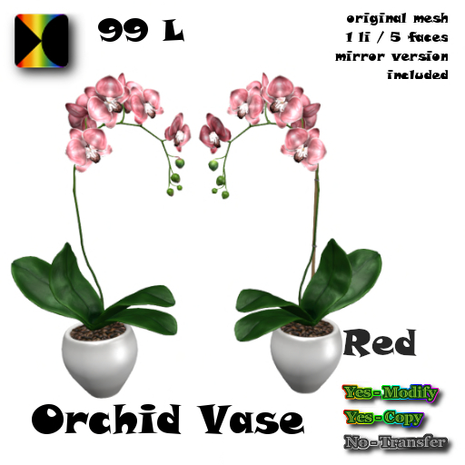 Pixelancer ~ Orchid Vase ~ Red