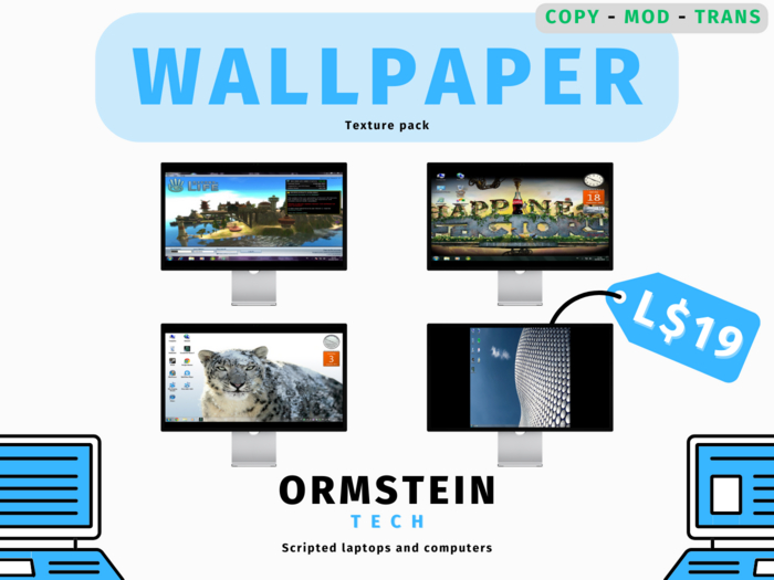 Ormstein Tech - Nostalgic wallpaper texture pack