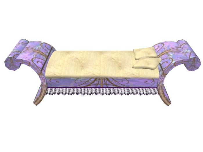 Lover's lounger - Lilac - with 7 snuggles, relax poses, kisses & massage