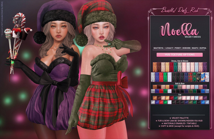*B.D.R.* Noella -Velvet Dress-