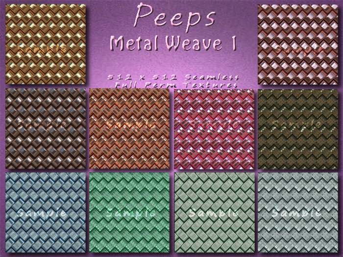 Peeps Textures Metal Weave 1