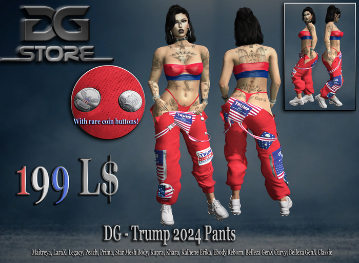 DG - Trump 2024 Pants - Unpacker