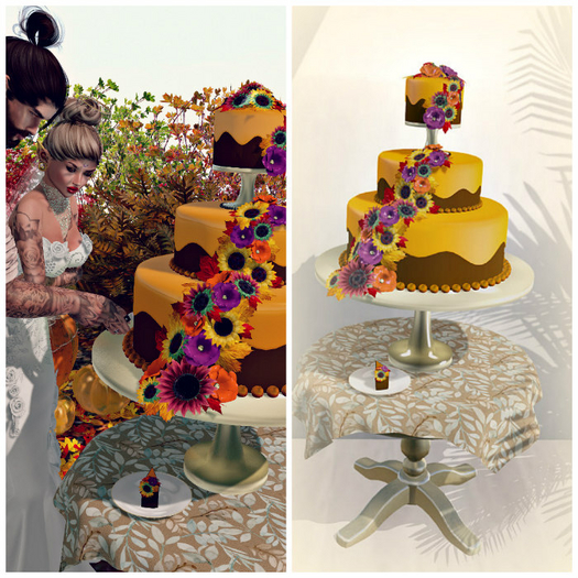 [WP] Autumn Wedding cake