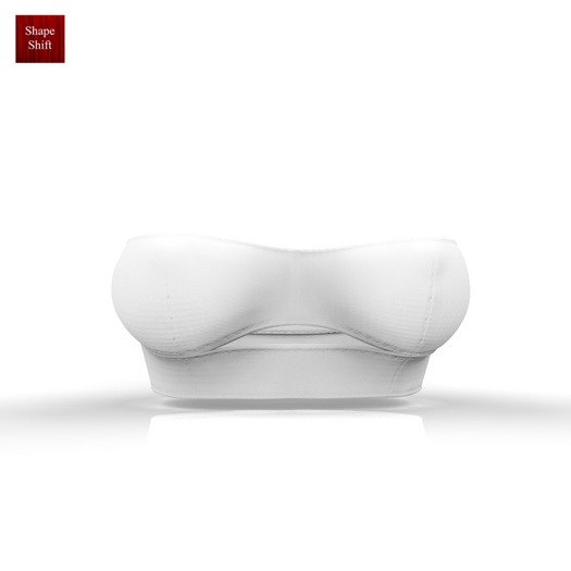White Strapless Top