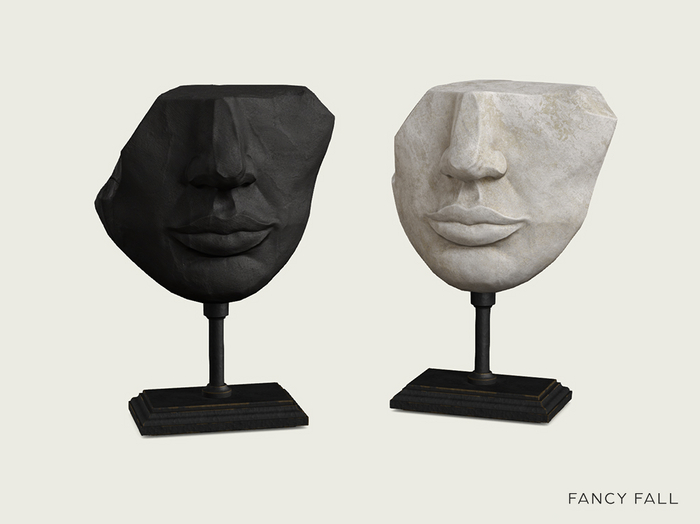 Fancy Fall Collector's Face Statue