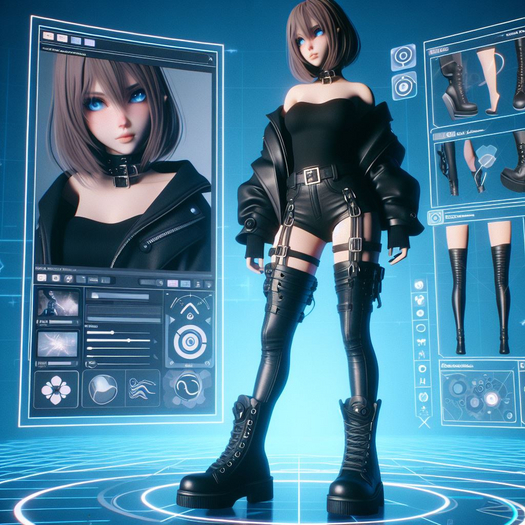 ANIME GIRL  AO III  - Copy Mod Trans - (under any conditions)