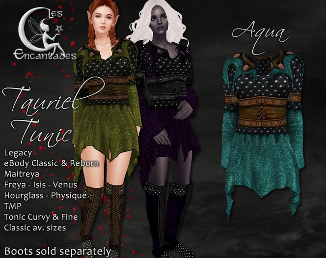*LE* Tauriel Tunic Aqua  