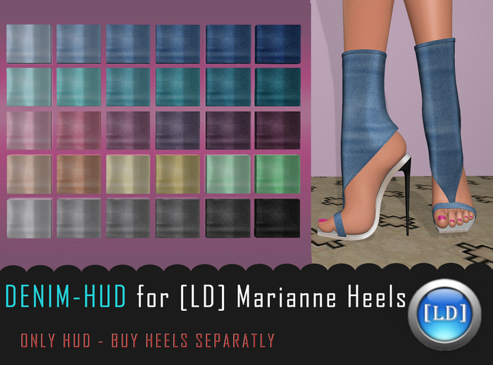 [LD] Marianne Heels DENIM HUD (HUD ONLY)
